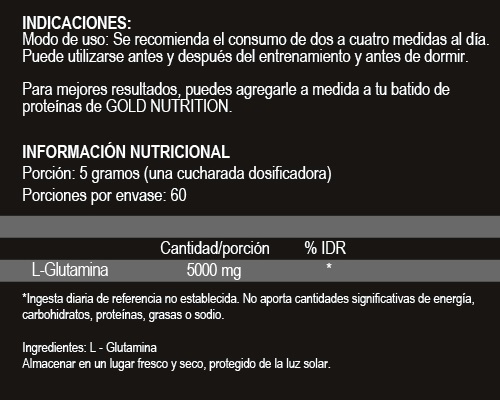 Info Nutricional GLU